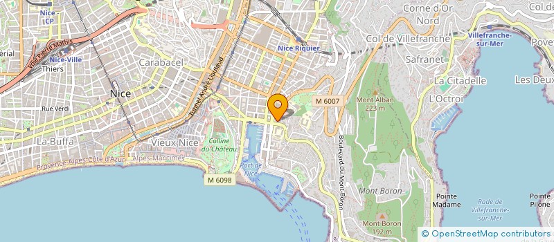 localisation de l'entreprise MONSIEUR ION MARANDICI à NICE