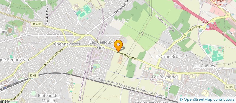 localisation de l'entreprise MONSIEUR ION MINZATU  HERBLAY-SUR-SEINE