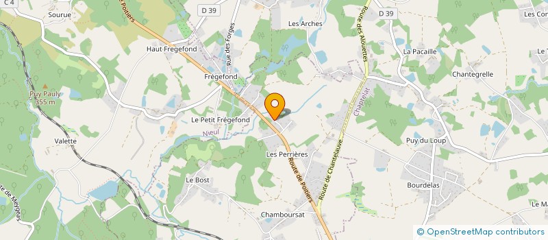 localisation de l'entreprise MONSIEUR ION MITU à COUZEIX