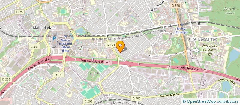 localisation de l'entreprise MONSIEUR ION NEGRU  NOISY-LE-GRAND