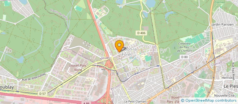 localisation de l'entreprise MONSIEUR ION NICORESCU  MEUDON