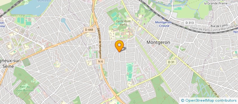 localisation de l'entreprise MONSIEUR ION OJOG  MONTGERON