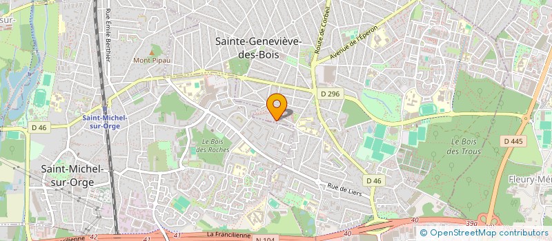 localisation de l'entreprise MONSIEUR ION ONUTA à SAINTE-GENEVIEVE-DES-BOIS