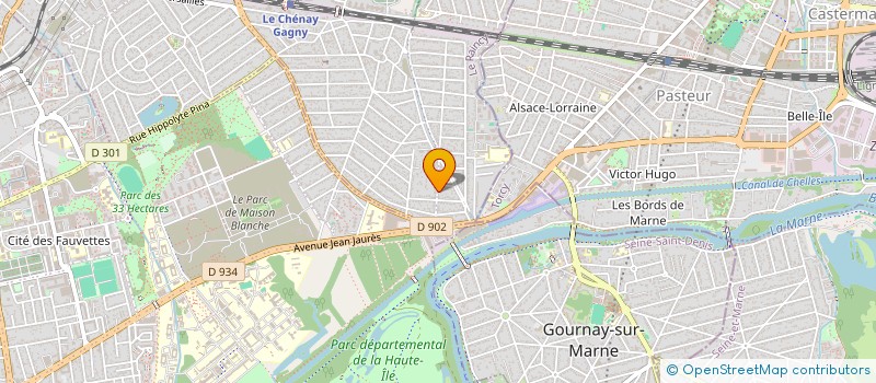 localisation de l'entreprise MONSIEUR ION ORGHIAN  GAGNY
