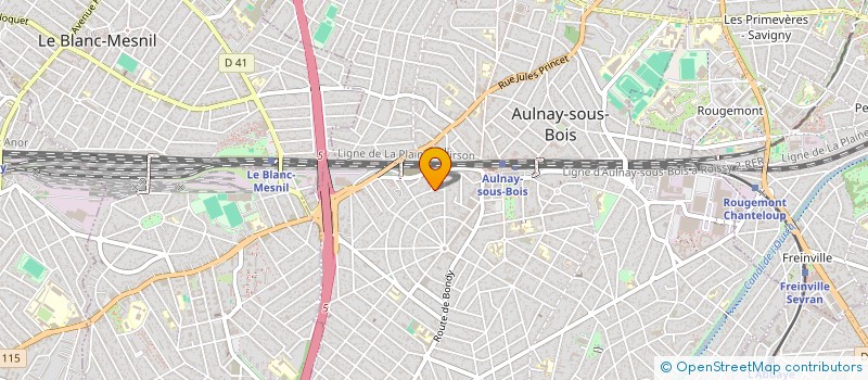 localisation de l'entreprise MONSIEUR ION PASCAL à AULNAY SOUS BOIS