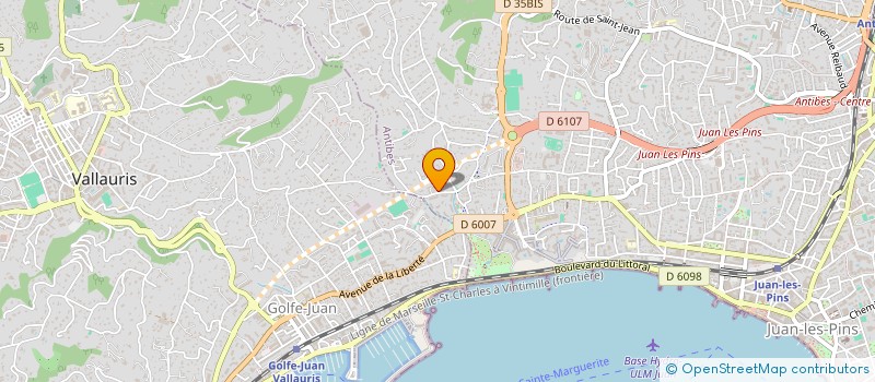 localisation de l'entreprise MONSIEUR ION PATRASCU à ANTIBES