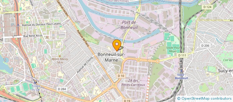 localisation de l'entreprise MONSIEUR ION PETRASCU  BONNEUIL-SUR-MARNE