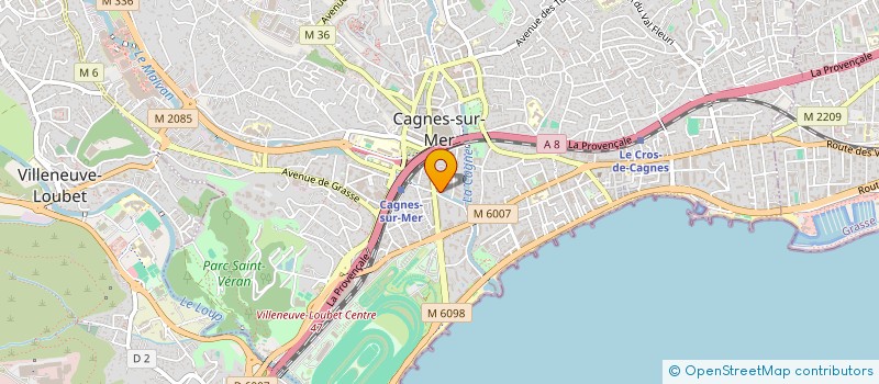 localisation de l'entreprise MONSIEUR ION PINZARI à CAGNES-SUR-MER