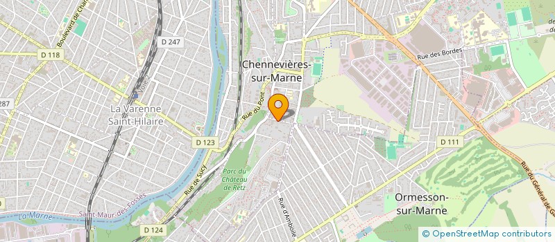 localisation de l'entreprise MONSIEUR ION POPA à CHENNEVIERES-SUR-MARNE