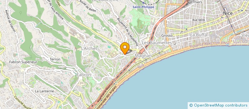 localisation de l'entreprise MONSIEUR ION PRESCURE à NICE