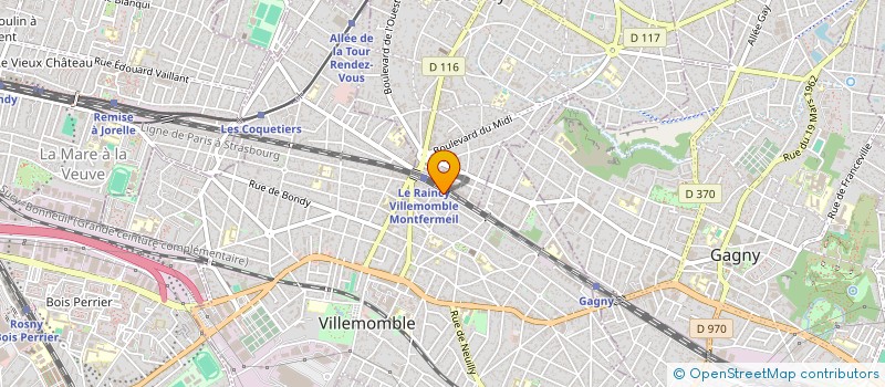localisation de l'entreprise MONSIEUR ION PRISACARI  LE BLANC-MESNIL