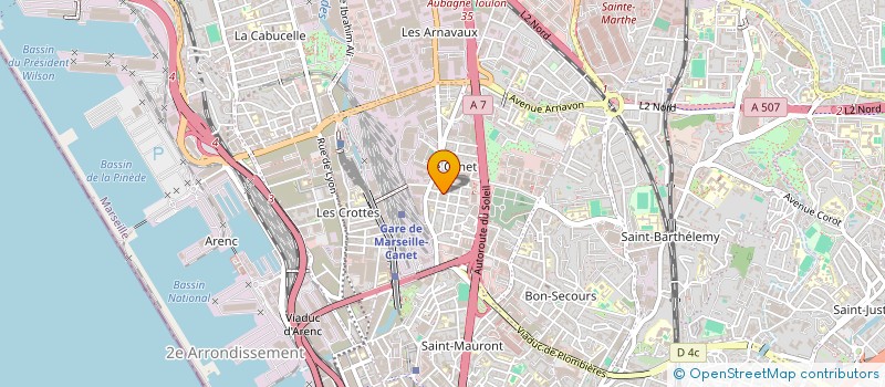 localisation de l'entreprise MONSIEUR ION PROCA à MARSEILLE