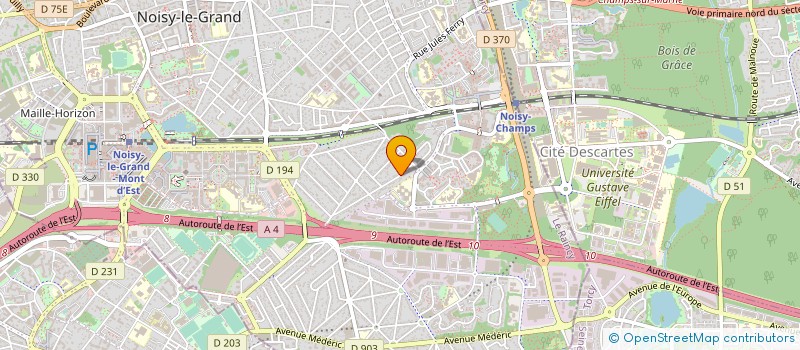 localisation de l'entreprise MONSIEUR ION PROSEANCHIN à NOISY-LE-GRAND