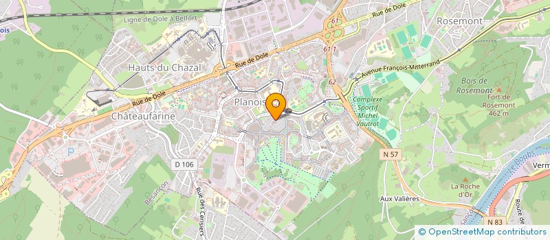 localisation de l'entreprise MONSIEUR ION RADULESCU à BESANCON