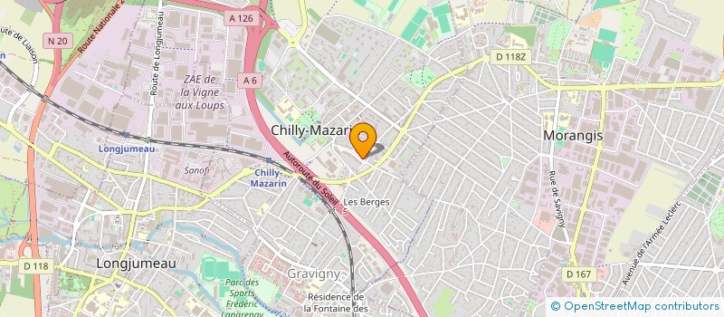localisation de l'entreprise MONSIEUR ION RALETCHI à CHILLY-MAZARIN