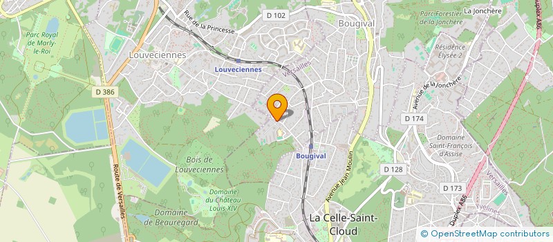 localisation de l'entreprise MONSIEUR ION RUSNAC  BOUGIVAL