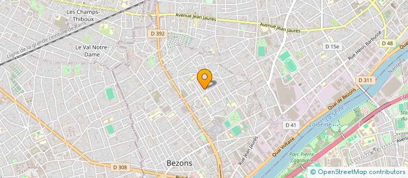 localisation de l'entreprise MONSIEUR ION SCHIOPU  BEZONS