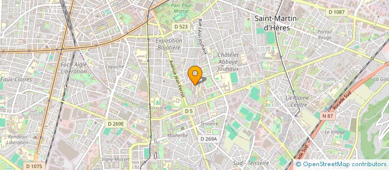 localisation de l'entreprise MONSIEUR ION-SEIF CONSTANTA  GRENOBLE