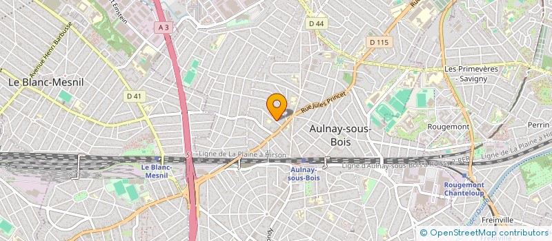 localisation de l'entreprise MONSIEUR ION SHIMAN à AULNAY-SOUS-BOIS