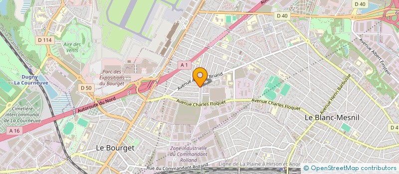 localisation de l'entreprise MONSIEUR ION SOBE  LE BLANC-MESNIL