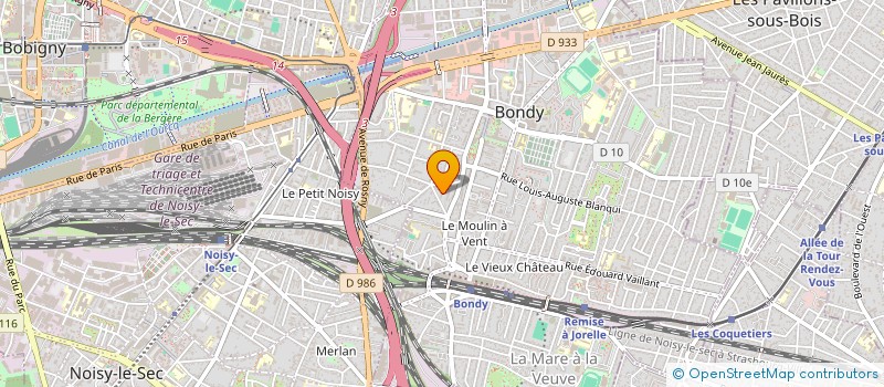 localisation de l'entreprise MONSIEUR ION STAVILA  BONDY