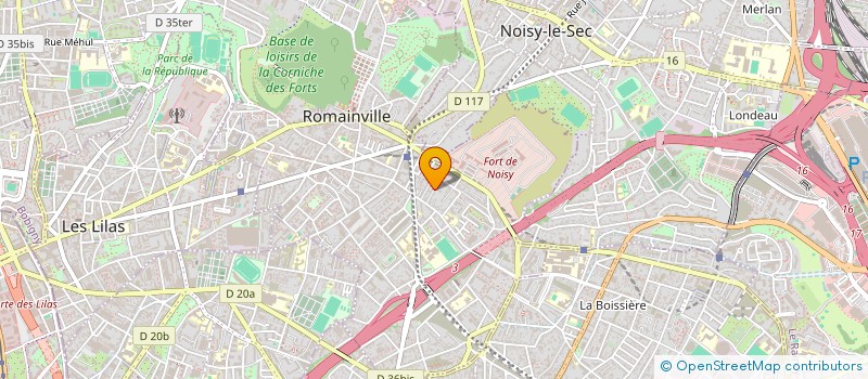 localisation de l'entreprise MONSIEUR ION STEFANESCU à ROMAINVILLE