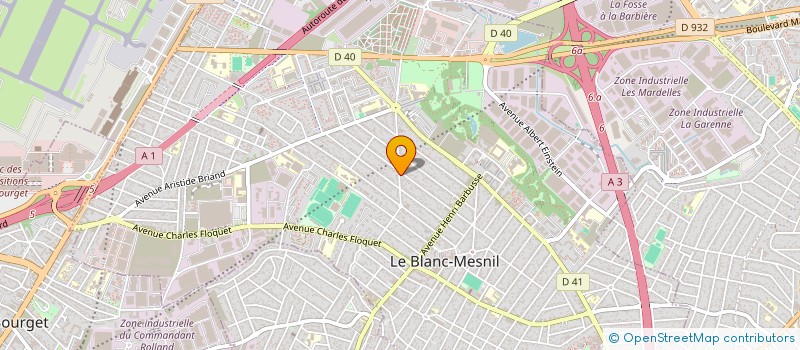 localisation de l'entreprise MONSIEUR ION STURZA à LE BLANC-MESNIL