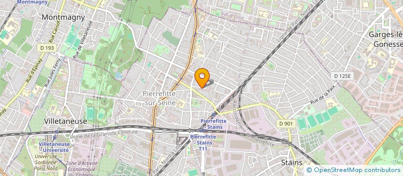 localisation de l'entreprise MONSIEUR ION SUMAN  PIERREFITTE-SUR-SEINE