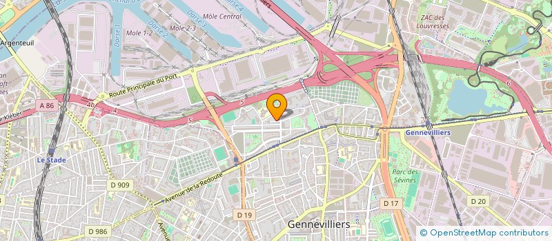 localisation de l'entreprise MONSIEUR ION TABURCEANU à GENNEVILLIERS