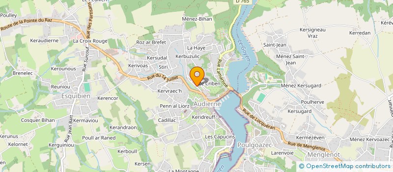 localisation de l'entreprise MONSIEUR ION TIBULSCHII  AUDIERNE