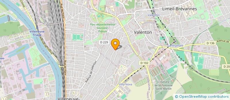 localisation de l'entreprise MONSIEUR ION TOMA  VALENTON