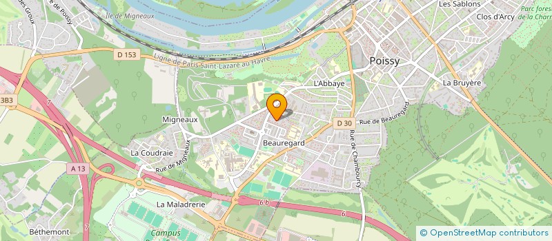 localisation de l'entreprise MONSIEUR ION URSAN  POISSY