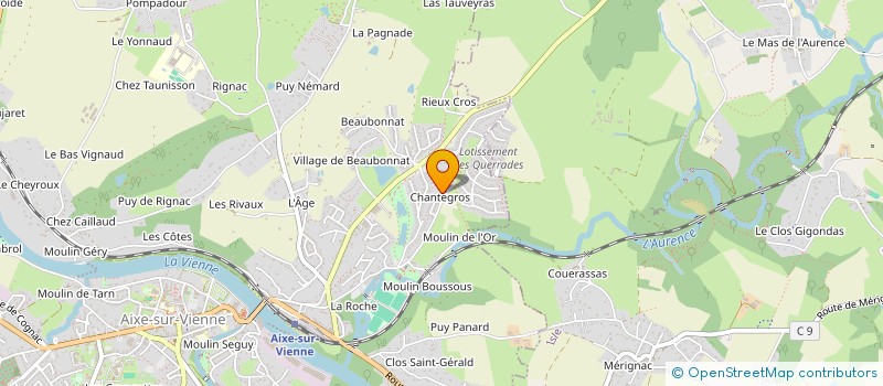 localisation de l'entreprise MONSIEUR ION VALEANU à AIXE-SUR-VIENNE