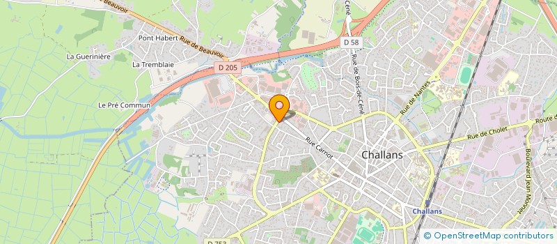 localisation de l'entreprise MONSIEUR ION VALENTIN PACURARU à CHALLANS