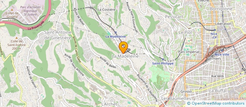 localisation de l'entreprise MONSIEUR ION VLAS  NICE