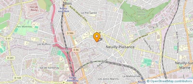 localisation de l'entreprise MONSIEUR ION VREMES à ROSNY-SOUS-BOIS