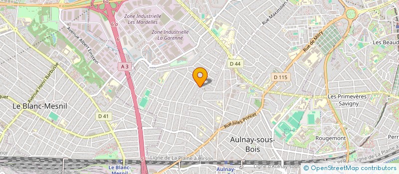 localisation de l'entreprise MONSIEUR ION ZABOLOTNIUC à AULNAY-SOUS-BOIS