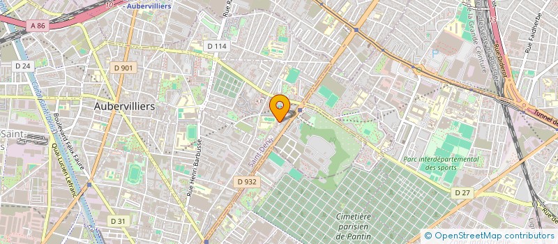 localisation de l'entreprise MONSIEUR ION ZAHARIA  AUBERVILLIERS