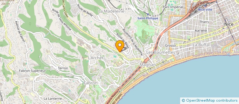 localisation de l'entreprise MONSIEUR ION ZAPLITNII  NICE