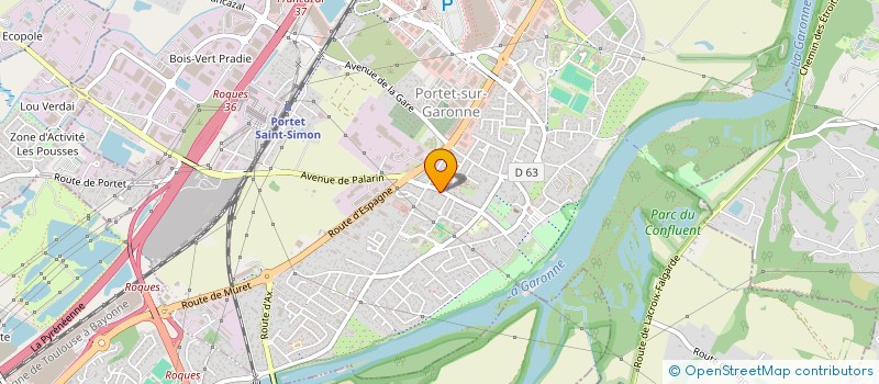 localisation de l'entreprise MONSIEUR IONATAN DUMAN  PORTET-SUR-GARONNE