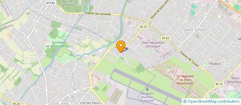 localisation de l'entreprise MONSIEUR IONATAN STAN  CUGNAUX