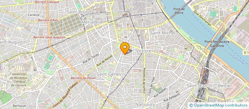 localisation de l'entreprise MONSIEUR IONEL BIAL  BORDEAUX