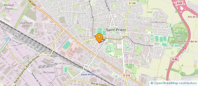 localisation de l'entreprise MONSIEUR IONEL BRINZA  ST PRIEST