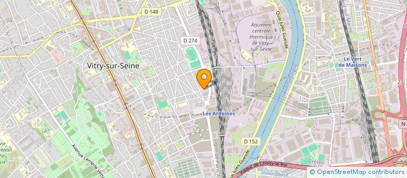 localisation de l'entreprise MONSIEUR IONEL BUD à VITRY-SUR-SEINE
