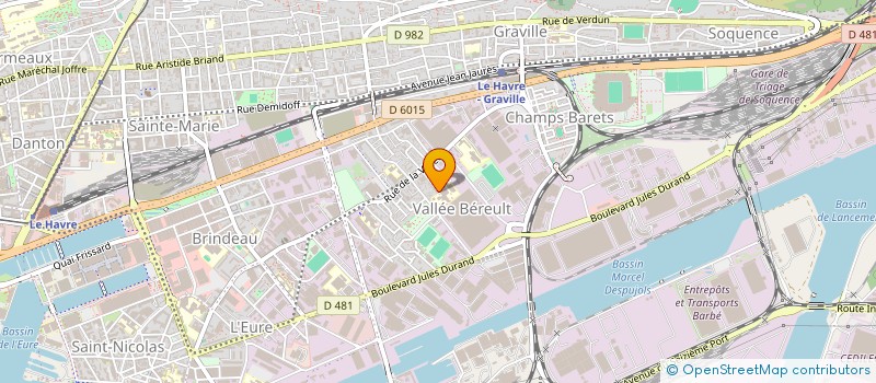 localisation de l'entreprise MONSIEUR IONEL CALIN  LE HAVRE