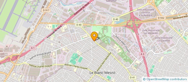 localisation de l'entreprise MONSIEUR IONEL CIPRIAN TICAU à LE BLANC-MESNIL