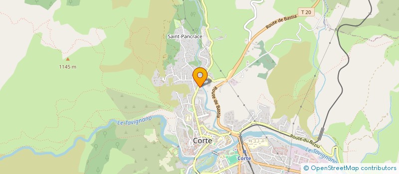localisation de l'entreprise MONSIEUR IONEL FEDIDA à CORTE