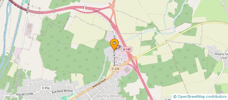 localisation de l'entreprise MONSIEUR IONEL IONESCU  QUINCY-VOISINS