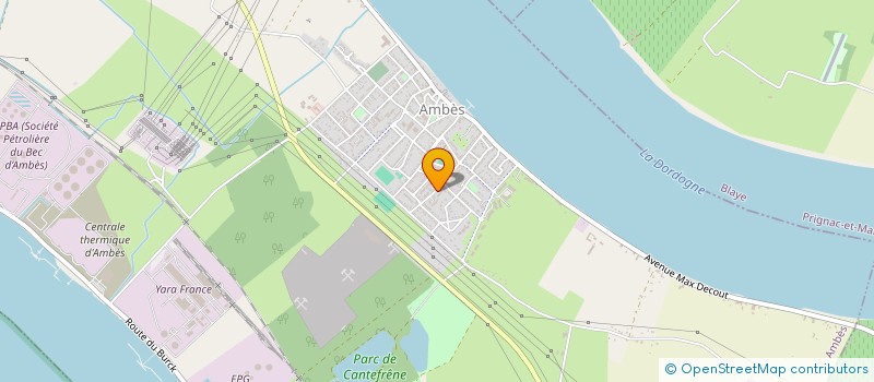 localisation de l'entreprise MONSIEUR IONEL IORDACHE  AMBES