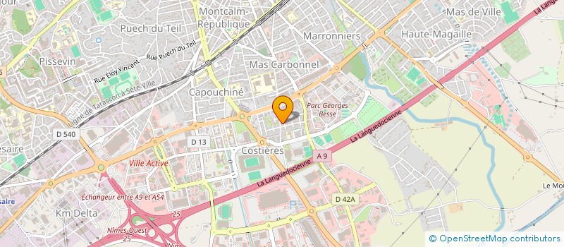 localisation de l'entreprise MONSIEUR IONEL NECULAU  NIMES